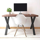 Rustic Office Desk | X-Frame