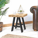 Rustic Side Table | A-Frame
