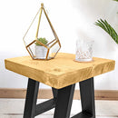 Rustic Side Table | A-Frame