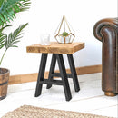 Rustic Side Table | A-Frame