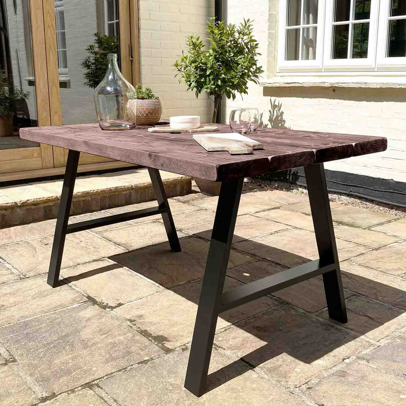 Rustic Garden Table | A Frame