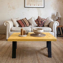 Rustic Coffee Table | X Frame