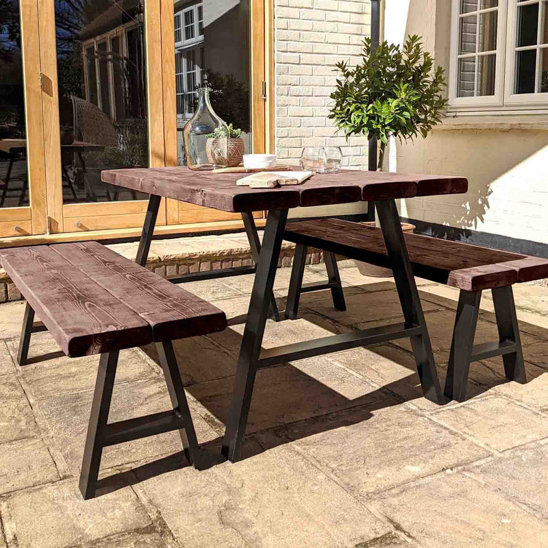 Rustic Garden Table | A Frame