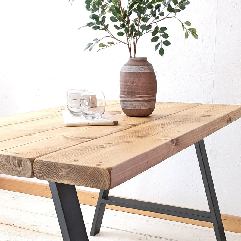 Rustic Kitchen Table | A-Frame