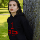 Unisex Black Hoodie - One Love Collection