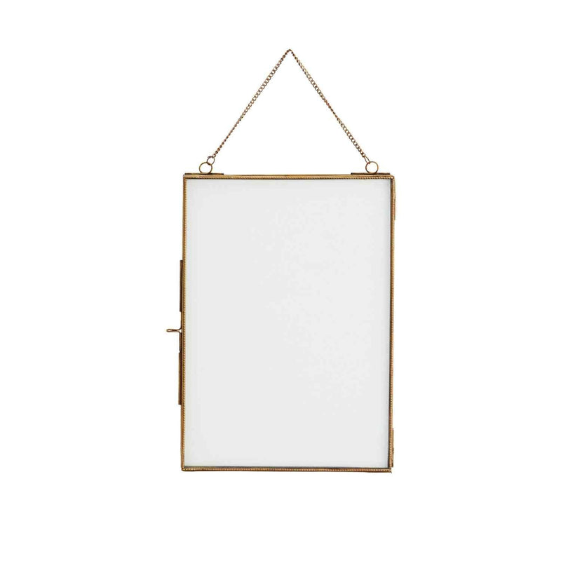 Hanging Brass Picture Frame