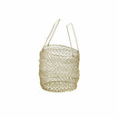 Hanging Brass Wire Basket