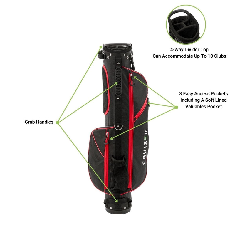 CR-Lite Lightweight 7 Inch Stand Bag - Black/Green