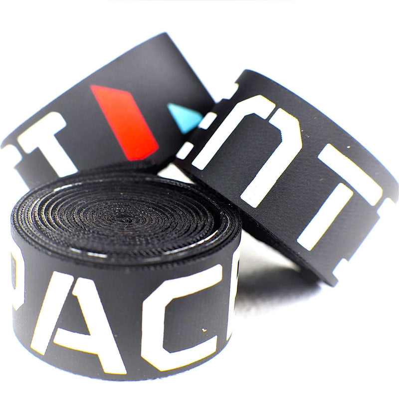 Rim tape 19mm snap fit pair, Black printed