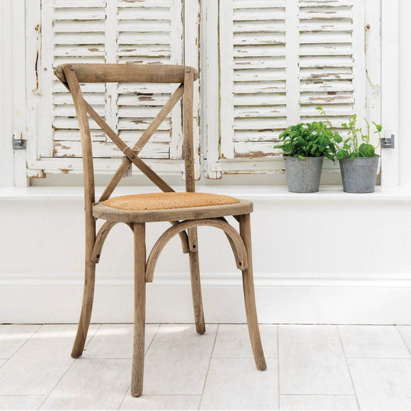 Rustic Rattan Chair