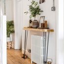 Rustic Console Table | Hairpin Legs
