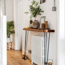 Rustic Console Table | Hairpin Legs