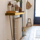 Rustic Console Table | Hairpin Legs