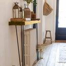 Rustic Console Table | Hairpin Legs