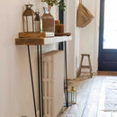 Rustic Console Table | Hairpin Legs