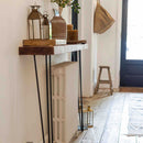 Rustic Console Table | Hairpin Legs