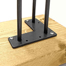 Rustic Console Table | Hairpin Legs