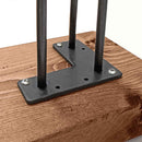 Rustic Console Table | Hairpin Legs