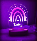 Personalised Light Box - Rainbow Design
