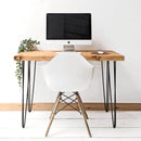 Rustic Office Desk | Hairpin Leg