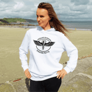 Unisex White Hoodie - Dodging Bunkers Collection
