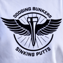 Unisex White Hoodie - Dodging Bunkers Collection