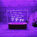 Personalised Lightbox With Drawing