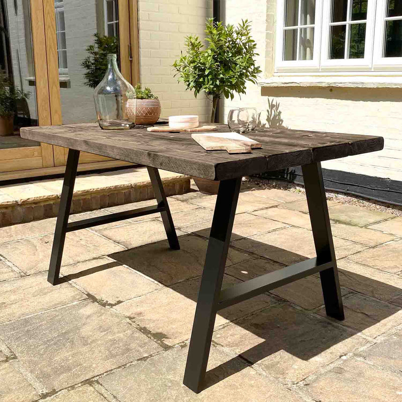 Rustic Garden Table | A Frame