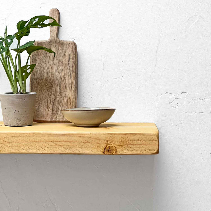 Rustic Floating Shelf | 22cm Depth