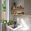 Rustic Thin Floating Shelf | 22cm Depth