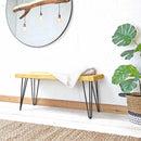 Rustic Bench | Hairpin Leg