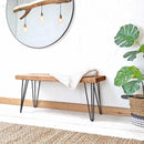 Rustic Bench | Hairpin Leg