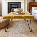 Rustic Coffee Table | Hairpin Leg
