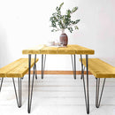 Rustic Kitchen Table | Hairpin Leg