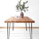Rustic Kitchen Table | Hairpin Leg