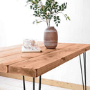 Rustic Kitchen Table | Hairpin Leg