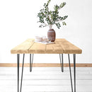 Rustic Kitchen Table | Hairpin Leg