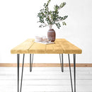 Rustic Kitchen Table | Hairpin Leg