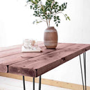 Rustic Kitchen Table | Hairpin Leg