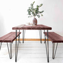 Rustic Kitchen Table | Hairpin Leg
