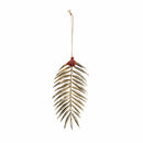 Hanging Brass Leaf