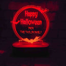 Personalised Light Box - Happy Halloween