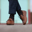 Pin Polka Men's Socks - Black