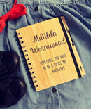 Sometimes You Have To Be A Little Bit Naughty - Bamboo Notebook