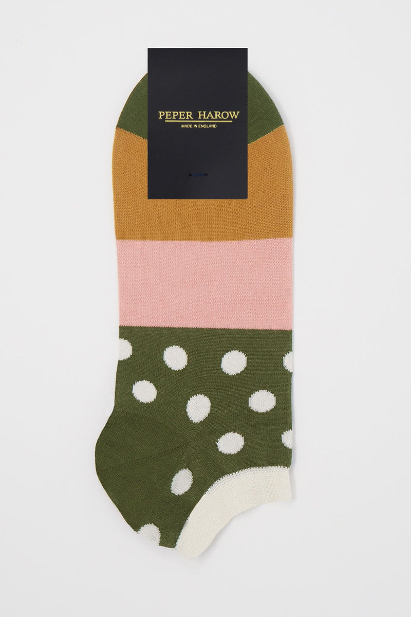 Mayfair Men's Trainer Socks - Cream