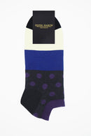Mayfair Men's Trainer Socks - Purple