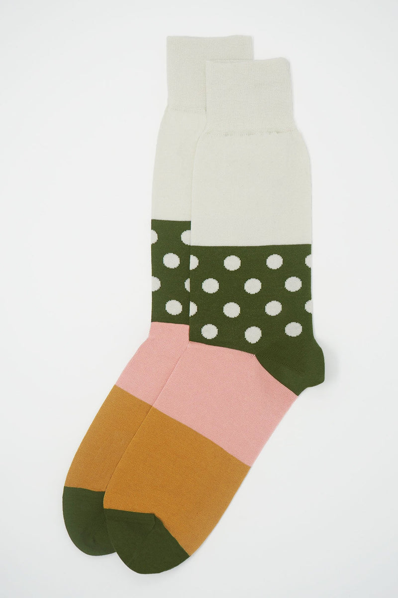 Mayfair Men's Socks - Cream