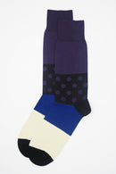 Mayfair Men's Socks - Purple