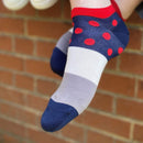 Mayfair Men's Trainer Socks - Scarlet