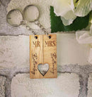 Personalised Mr & Mrs Keyring